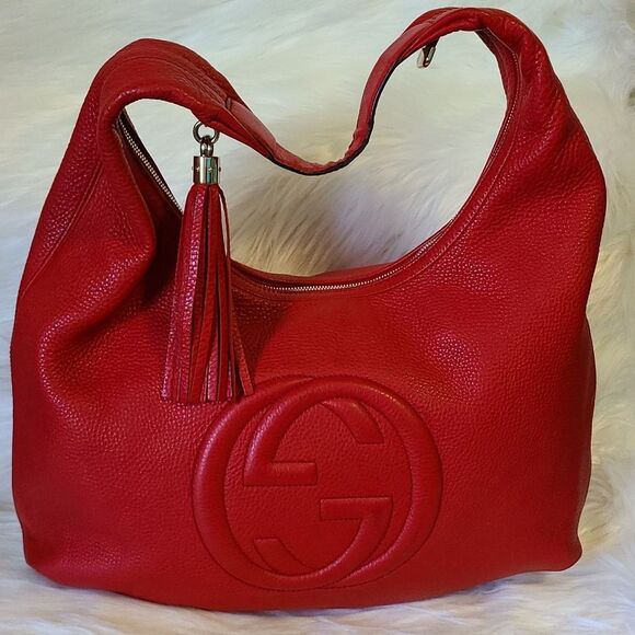 💯 Authentic  Gucci Soho Shoulder Bag 🍀 - Picture 12 of 16